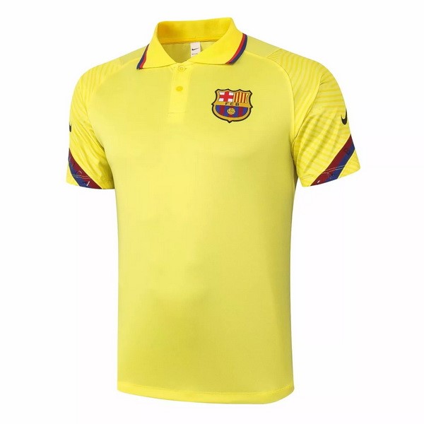 Polo Football Barcelone 2020-21 Jaune